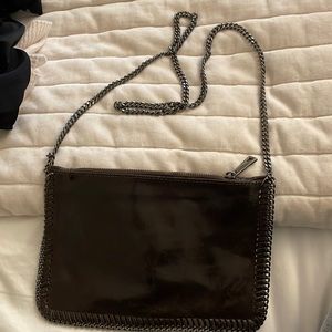 Real Leather Mossimo (in Italy) Chain Crossbody Bag